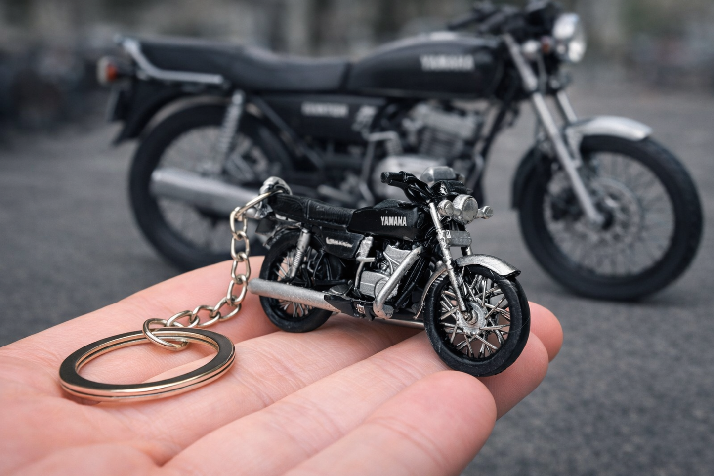 Llavero moto 3D
