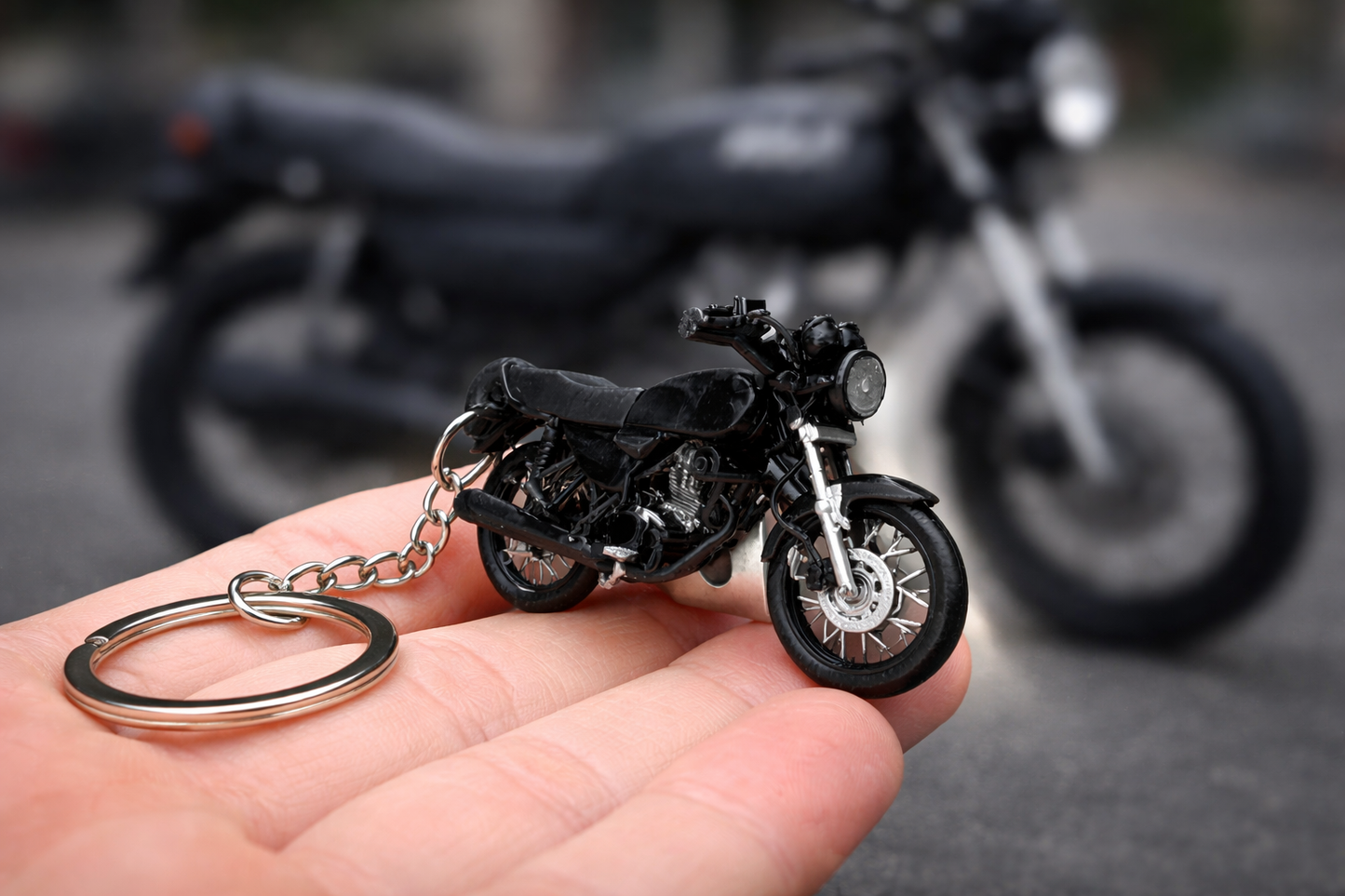 Llavero moto 3D